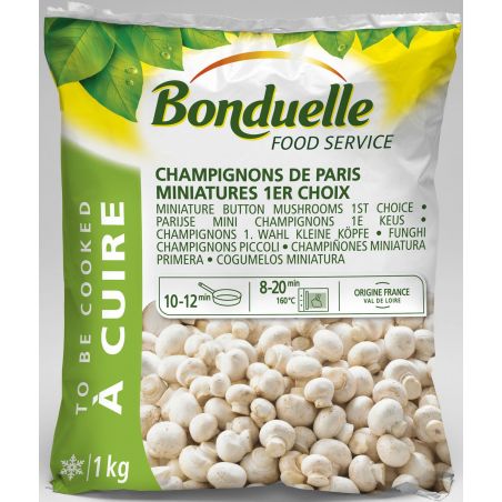 BONDUELLE Champignons de Paris Mini 1er Choix 1 kg