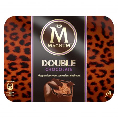 MAGNUM OLA Double Chocolat  (4) 352ml