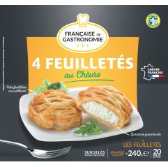 FRANCAISE DE GASTRONOMIE Feuilleté Chèvre (4) 240gr