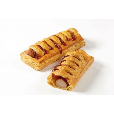 DÉLIFRANCE  Pain saucisse Ketchup Curry 24x 175 gr