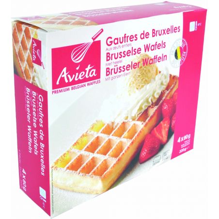 AVIETA Gaufre de Bruxelles 4x 80g