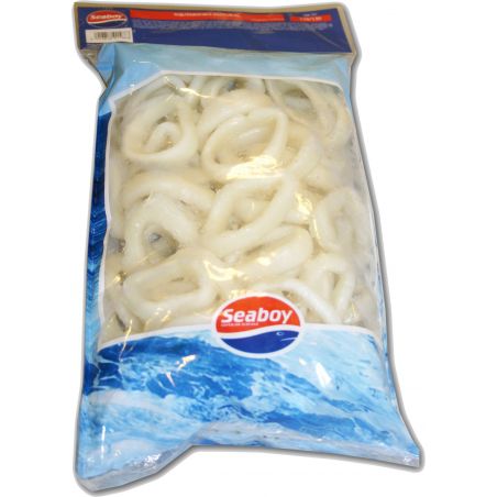 SEABOY Anneaux de calamar nature (illex)