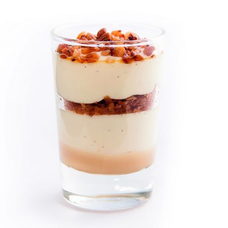 Verrines Crémeux Vanille - Caramel Salé 48x 66ml
