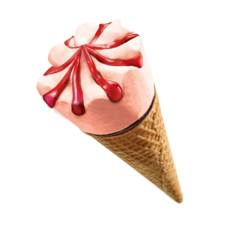 IJSBOERKE Cornets D'Amour Fraise/16