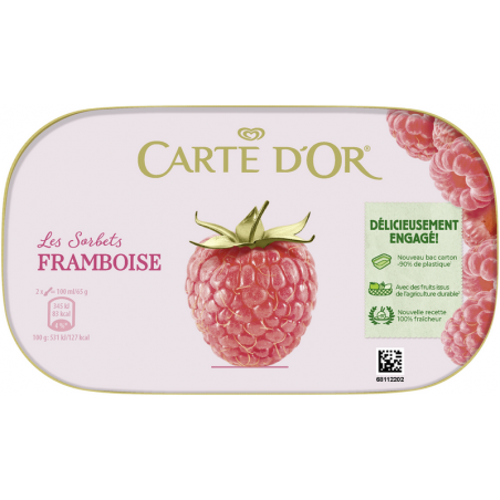 CD'OR Sorbet Framboise 900ml