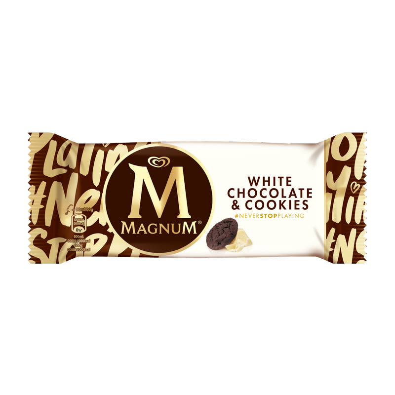 OLA MAGNUM WHITE CHOCOLATE COOKIES (4) 360ML