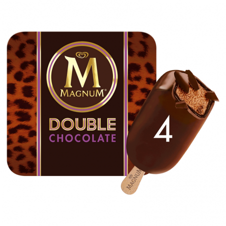 MAGNUM OLA Double Chocolat  (4) 352ml