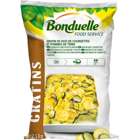BONDUELLE Gratin Dauphinois Aux Courgettes 2,5kg