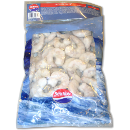 SEABOY Scampis HLSO SWP 16/20 Vannamei Décortiqués Déveinés  IQF