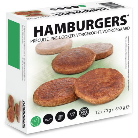 IZICO Hamburgers HABEK 12x 70 g