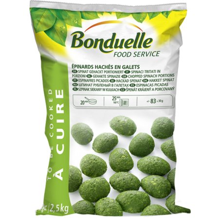 BONDUELLE EPINARDS HACHES portions 30g