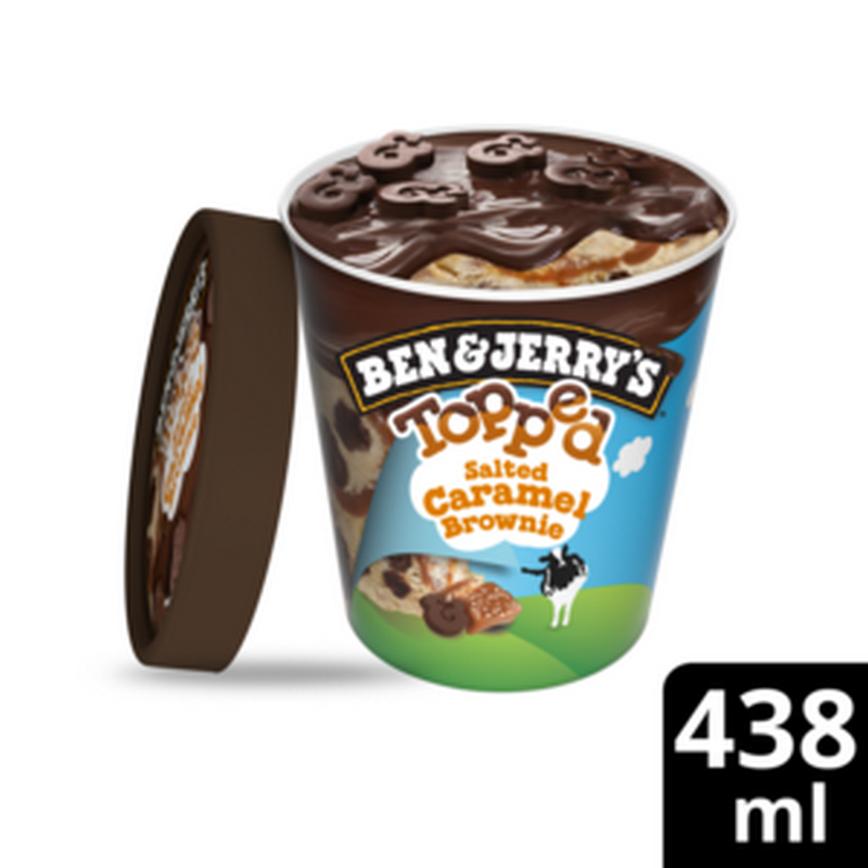 Ben & Jerry's Topped Salted Caramel brownie   438ml