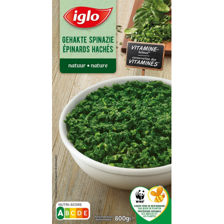 IGLO Epinards Hachés mini-portions 800gr