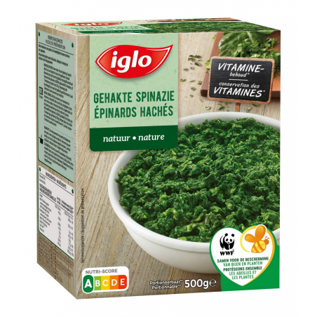 IGLO Epinards Hachés 500gr