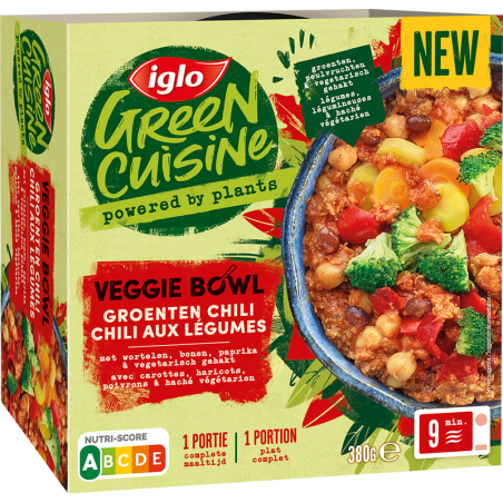 IGLO Veggie Bowl  Chili Légumes 380gr