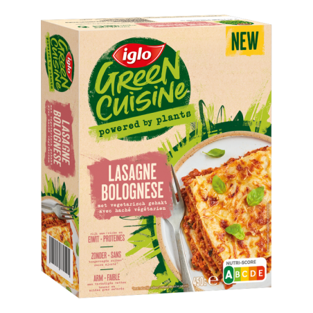 IGLO GREEN CUISINE LASAGNE VEG 450GR