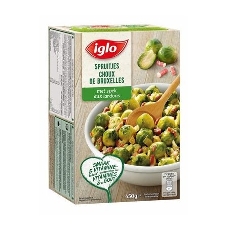 IGLO Choux de Bruxelles lardons 450gr