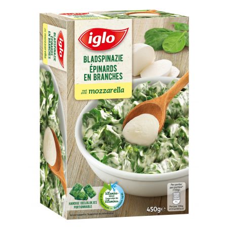 IGLO Epin. branches mozzarella crème MP 450gr