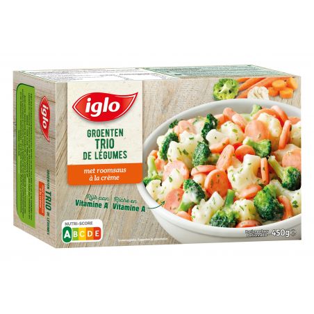 IGLO TRIO LEGUMES CREME 450gr