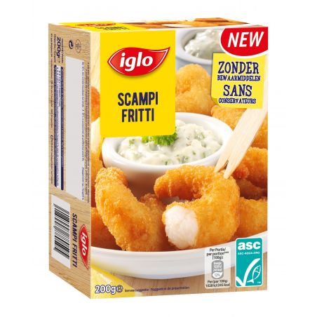 IGLO OC SCAMPI FRITTI 200GR