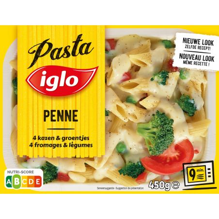 IGLO Penne 4 fromage aux pts légumes 450gr