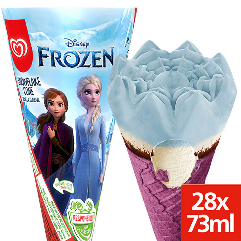 OLA Frozen Snowflake Cone 28x 73ml NEW 2023