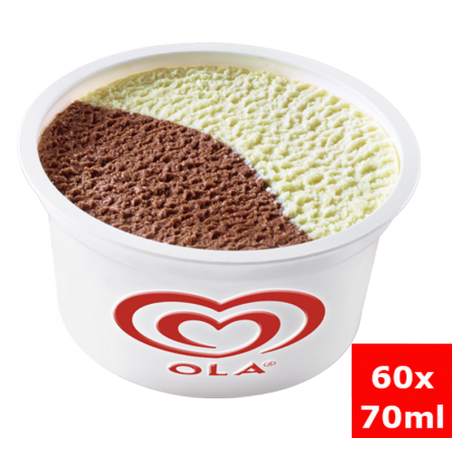 OLA Cup Vanille Chocolat 60x 70ml NEW 2023