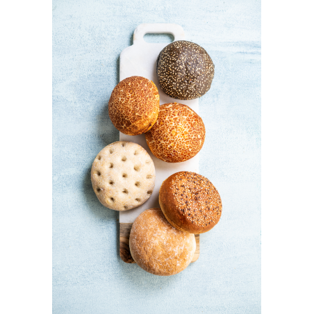 BANQUET D'OR Dark Soft Bun aux graines de Sésame (2x 15)x 90 gr