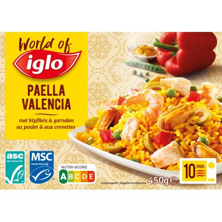 IGLO Paëlla Valencia 450gr