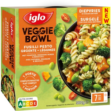 IGLO Bowls Fusilini Pesto 380 gr