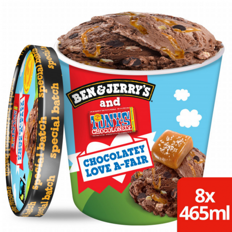 BEN & JERRY  Chocolatey Love a Fair 465ML