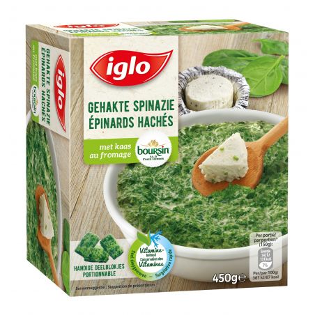IGLO Epinards Boursin mini-portions 450gr