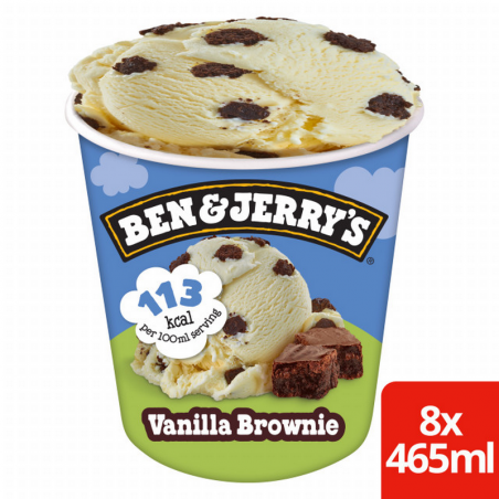 Ben & Jerry's Lighten Up Vanille Brownie  465 ml