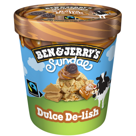 Ben & Jerry's Sundae Dulce De Lish  467ml