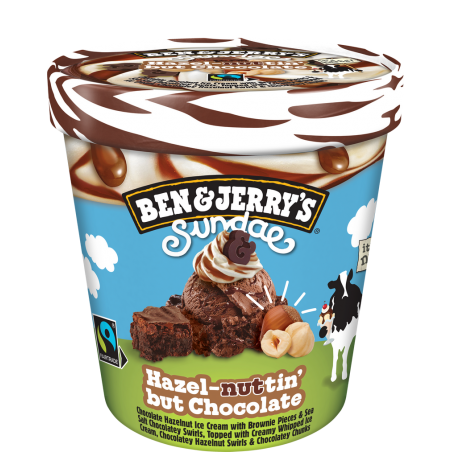 Ben & Jerry's Sundae Hazel-Nuttin' but Chocolate  467ml