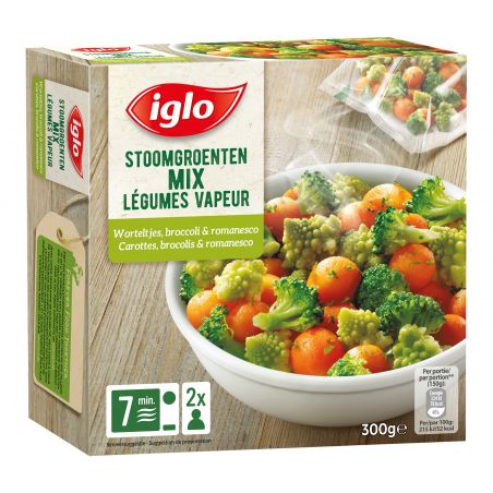IGLO SF Carottes, brocoli et romanesco 300gr