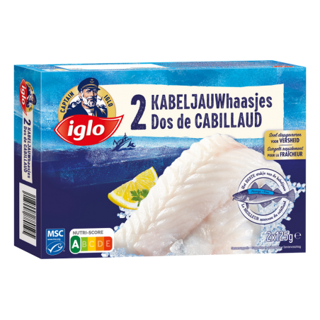 IGLO  2 Dos de Cabillaud 275gr