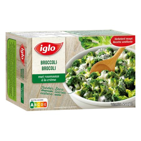 IGLO Brocoli sauce crème 450gr