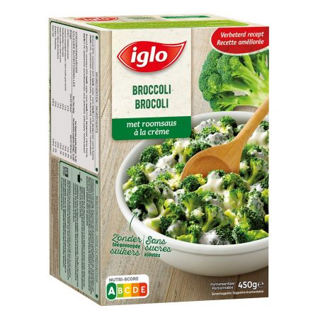 IGLO Brocoli sauce crème 450gr