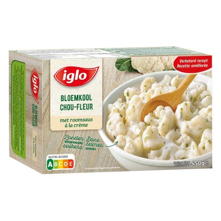 IGLO Choux fleur sauce fromage 450gr