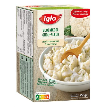IGLO Choux fleur sauce fromage 450gr