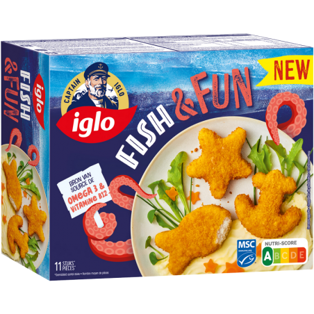 copy of IGLO 12 CRISPY FISH STIC 336GR
