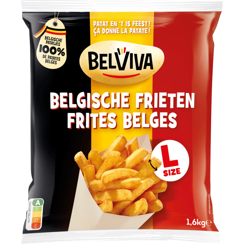 BELVIVA Frites Belges (L) 6x 1,6 kg