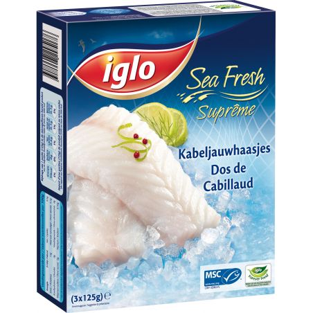 IGLO SF SUPREME CABILLAUD 375G