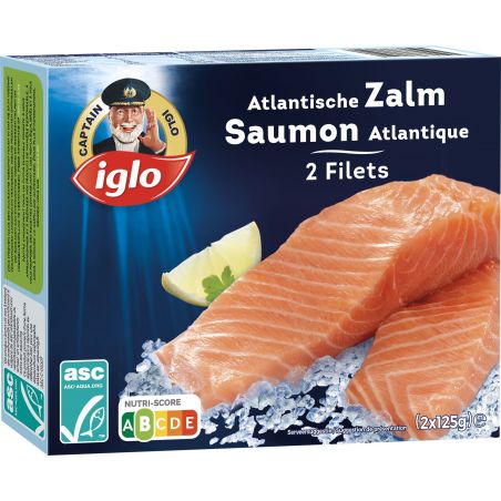 IGLO SF FILET SAUMON (2) 250GR