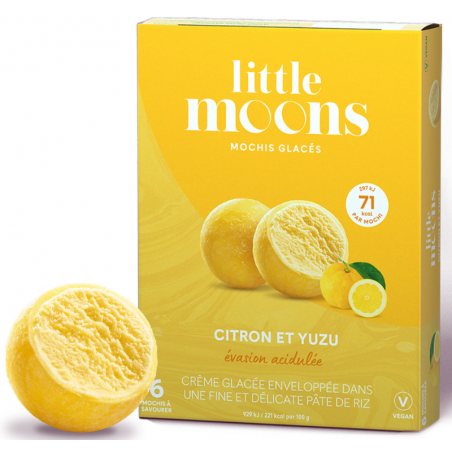 LITTLE MOONS Mochis Citron de Yuzu 192gr