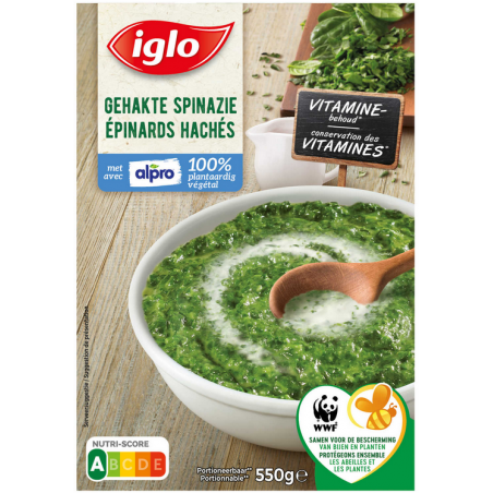 IGLO Epinards Alpro 550 gr