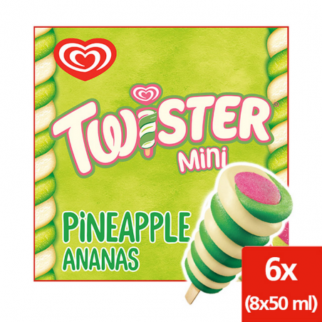 OLA Mini Twister Pineapple (8) 400 ML