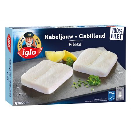 IGLO SF CABILLAUD (4) 400GR