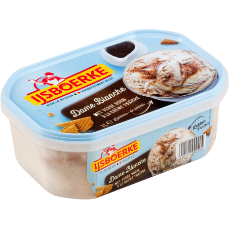 IJSBOERKE Crème Glacée Dame Blanche 1 L
